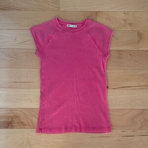 pink zara short sleeve